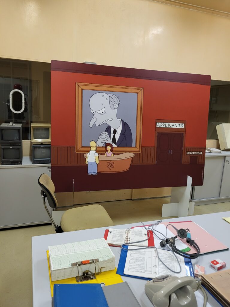 Simpson-Bilder im AKW Zwentendorf